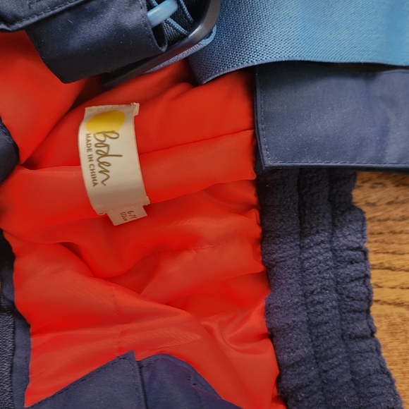 Boden Kids Blue Snow Pants - Picture 2 of 2